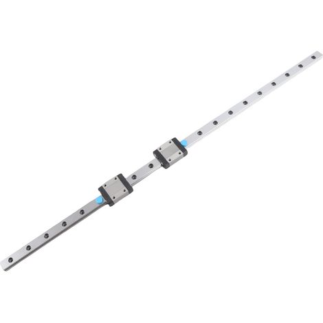 Guide linéaire miniature MGN12 500mm avec 2 patins MGN12B, rail en acier 12mm pour imprimante 3D CNC (1/5)