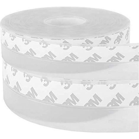 (Translucent) Adhesive Door Bottom Seal - Unspecified - 5M x 3.5CM - Silicone - Water Resistant - Insect Protection (1/4)