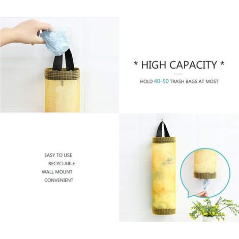 Sopåshållare, Plastpåshållare, Plastpåseförvaring, S, ZQKLA