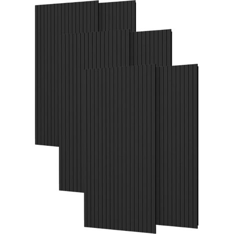 Lot de 6 Panneaux Acoustiques Muraux Bois 240x60x2,2cm - Couleur (1/5)