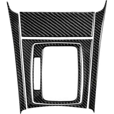 ABS-Kohlefaser-Schaltknauf-Panel-Verkleidungsset für Mercedes-Benz C-Klasse W204 2007–2013 (1/5)