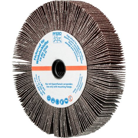 PFERD TOOLS Lamellenschleifrad für Winkelschleifer FR WS Ø 125x20mm 5/8-11 A60 universelle Anwendung 2 Stk (1/5)