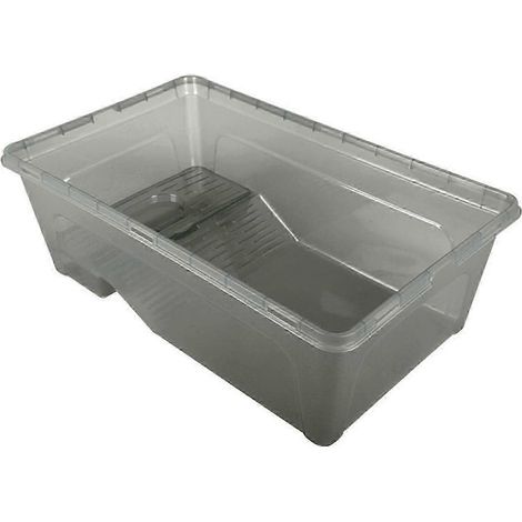 Schildkröten-Aquarium, Reptilien-Lebensraum, Brutbereich, Ruheplatz, Kletterbereich, robust für Schildkröten und Einsiedlerkrebse-Black M