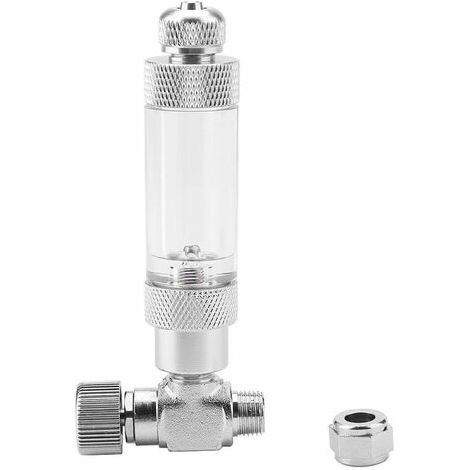 Robinet à Pointeau pour Réservoir d'Aquarium pour Régulateur De Co2 De Système d'Aquarium(Vanne de trim à tête unique + compteur de bulles anti-retour,3) (1/5)