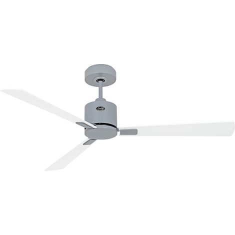 ECO CONCEPT 132, Ventilator ohne Licht, CasaFan - Colore Pale: Bianco e Grigio - Corpo: Grigio (1/5)