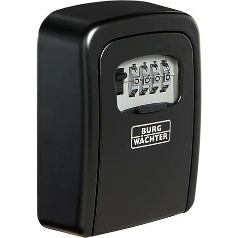 BURG-WÄCHTER  Caja fuerte  para llaves  Key Safe  40 H145xB105xT55mm  con tapa  protectora, cerradura  numérica, cant.  ganchos 1  - KEYSAFE  40 SB (1/4)