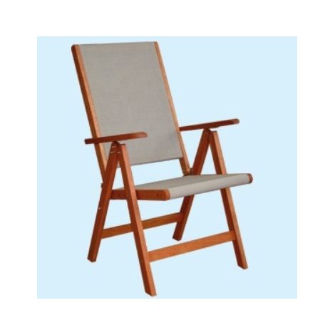 SEDIA PIEGHEVOLE IN LEGNO IMPRESSION BATILYNE GENGIS KAN 58X61XH103 CM (1/3)