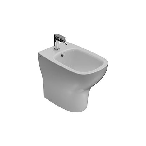 Bidet Argento filomuro rialzato cm. 57x37 bianco di Ceramica
