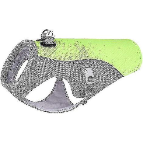 Gilet rafraîchissant d'été pour chiens, harnais rafraîchissant résistant à la chaleur, vêtements respirants de protection solaire pour chiens de petite et grande taille, pour les promenades en extérie (1/5)