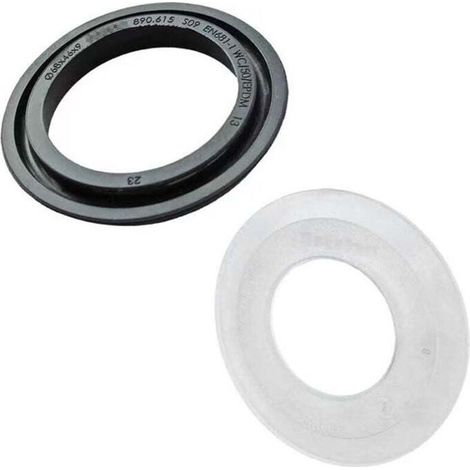 Kit de joints de lavabo 2 pièces, adapté aux joints de chasse d'eau, tuyaux de chasse et cloches de levage Geberit, pièces de rechange-DOU