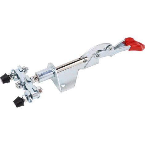 Pince à genouillère à double tête, force de serrage de 45 kg, course de 30 mm, vis M4x25, serrage rapide par poussée ou traction (1/5)