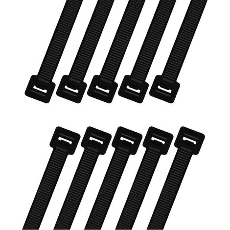 Colliers de serrage XXXL extra longs - 1000 mm x 9 mm, robustes et durables, en nylon résistant aux UV, pour la gestion des câbles, en intérieur et en extérieur. (1/5)