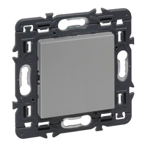 Blindabdeckung VALENA NEXT Aluminium LEGRAND 741380 (1/2)