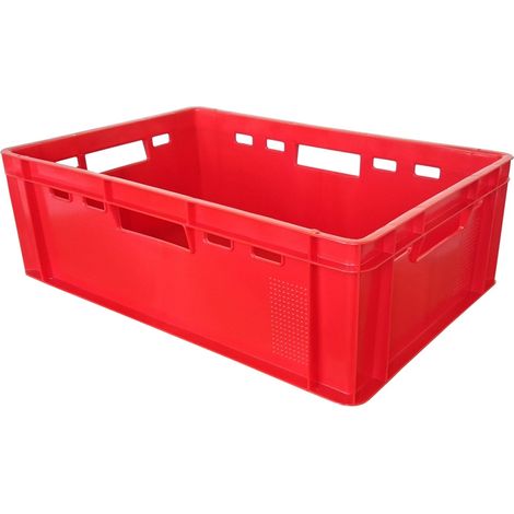 BOÎTE DE RANGEMENT E2 ROUGE - PANIER E2 NOIR