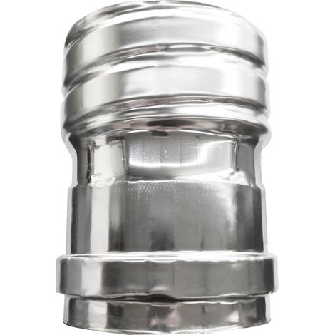 MBM – Raccord femelle flexible/rigide DN 200 – Conduit de fumée pour transition sécurisée – Compatible tuyau flexible et rigide - DN 200 DU