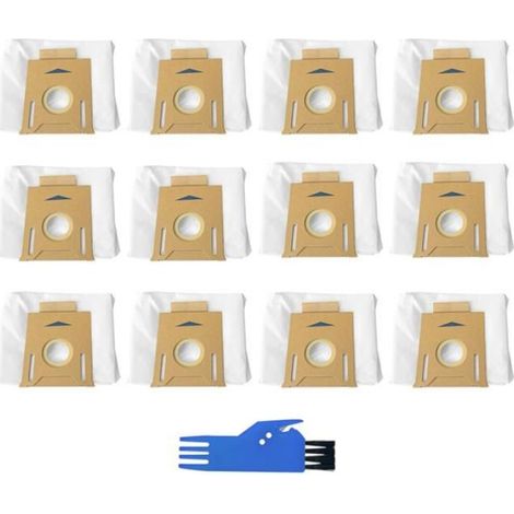 Sac À Poussière - Pour Robot Aspirateur Ecovacs DEEBOT T9 T9 AIVI OZMO T8 AIVI T8 Max T8 N8 Pro Plus N8 Pro - 12 Pièces (1/4)