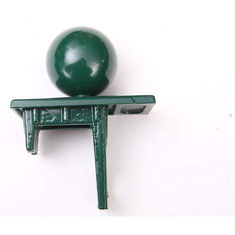 Zaunkugelkappe Aluminium 60X40 mm, grün