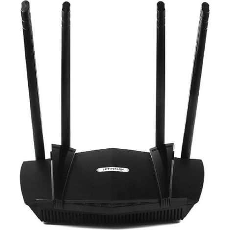 Trade Shop - DRAHTLOSER ROUTER AC1200 WLAN 2.4GHZ+5GHZ VOLL GIGABIT DUAL BAND WPS HOME Q-WX1600 - (1/5)