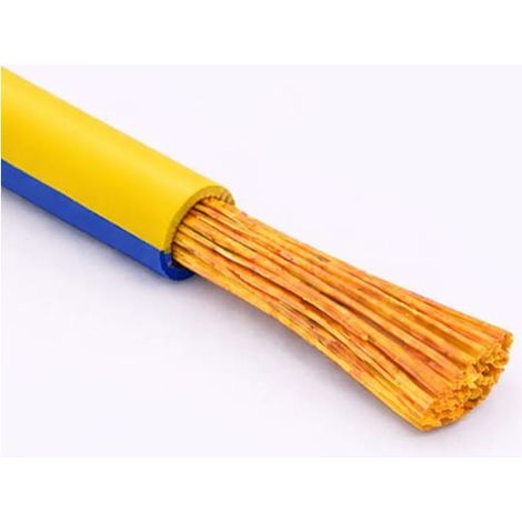 Cavo Filo Unipolare H05V-K sez. 0,35 mmq Giallo/Blu