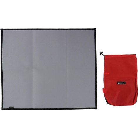 Tapis de protection ignifuge pour barbecue en plein air, couverture anti-chaleur résistante aux hautes températures, isolant thermique pour camping et cuisson en extérieur (1/5)