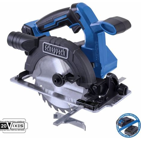 Sega circolare brushless 20v 165mm senza batteria ixes Scheppach bc-hcs165-x (1/5)