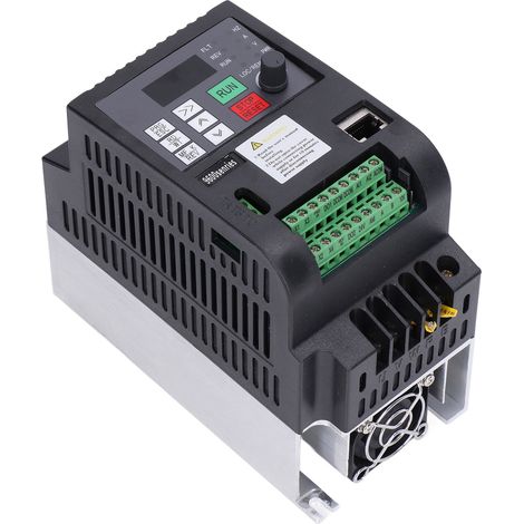 NFLIXIN Frequenzumrichter 1PH VFD 1 Eingang 1 Ausgang 220V 1,5KW Motorumrichter 9600D-1T-00150M