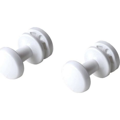 COPPIA APPENDINI PER TERMOARREDO- Bianco- ERCOS- pezzi 1
