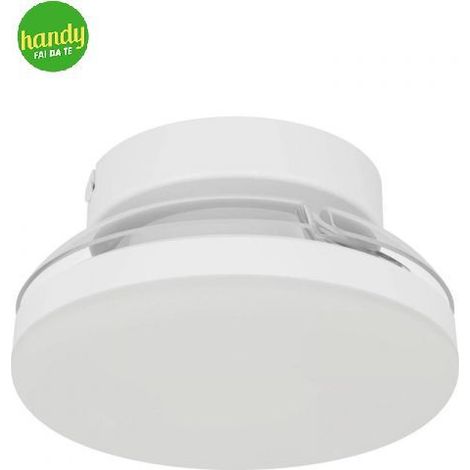 Plafoniera LED e ventilatore da soffitto Holvey Eglo 41 cm 15 + 15W CCT pale a scomparsa Motore DC