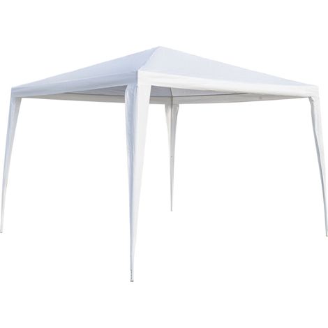 3x3m Waterproof White Tent with Spiral Tubes for Outdoor Events and Parties