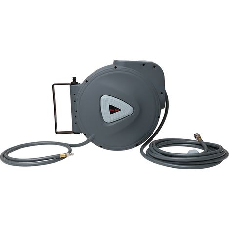 Randaco Schlauchtrommel 30m Wand-Schlauchbox Wasserschlauch Trommel 1/2" Anschluss Schlauchaufroller 180° Schwenkbare Gartenschlauch Aufroller Automatik