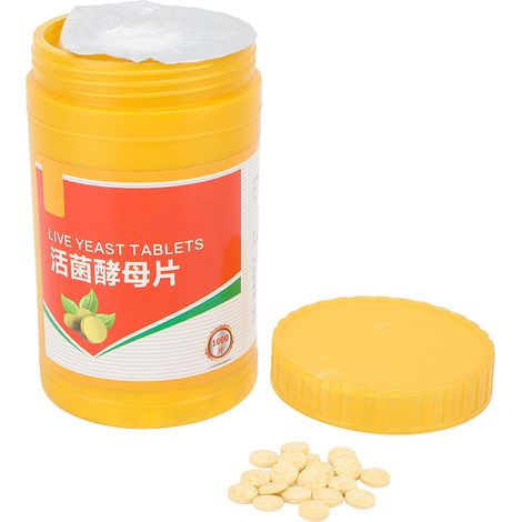 Comprimés de levure nutritionnelle (1000 unités) pour animaux. Complément alimentaire naturel à base de levure active (B12 et biotine) pour bovins, ovins et volailles. (1/5)
