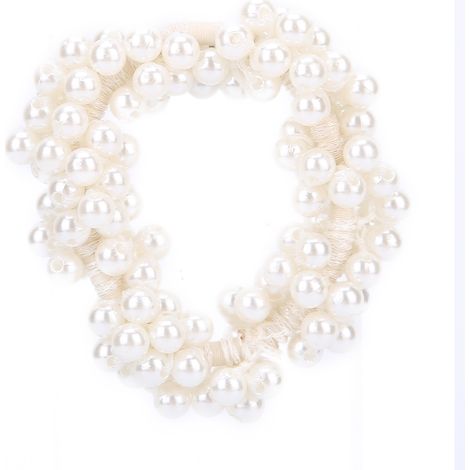 Élégants accessoires cheveux perles imitation perle pour femmes et filles, barrettes et attaches pour queue de cheval (1/5)