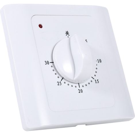 1 Pièce Prise Minuterie Numérique AC 220V 10A 30 Min Temporisateur Électrique avec Compte à Rebours (1/5)