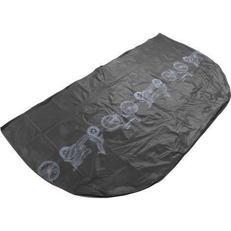 Housse de protection imperméable pour vélo moto, anti-UV et anti-poussière, couleur noire (1/5)
