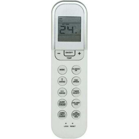 Air conditioner remote control compatible with Midea RG36F/BGEF RG36F2/BGEF RG36F4/BGEF (1 piece)