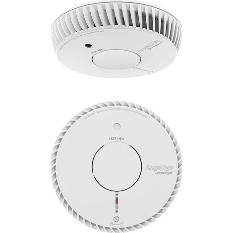 AngelEye Lot de 10 détecteurs de fumée NF autonomie et garantie 10 ans (1/2)