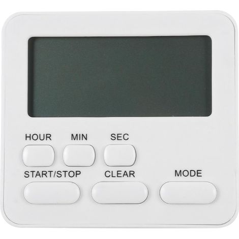 Minuteur électronique multifonctionnel avec support et boîtier (1/5)