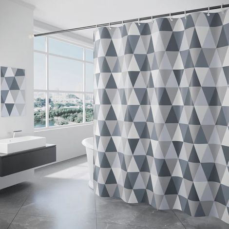 Filiyano-/EA/ Rideau de douche 200 x 220 cm (largeur 200 x 220 cm, hauteur 220 cm) (1/2)