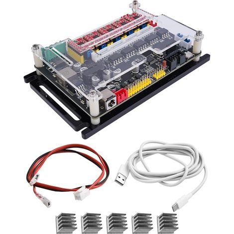 Carte de contrôle pour Machine de Gravure CNC 300 W 500 W Contrôleur de Broche 4 Axes 32 Bits (1/5)