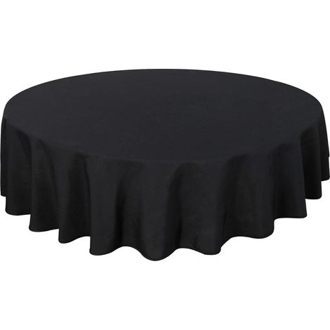 Nappe ronde en tissu de qualité 140 cm 55 (1/4)