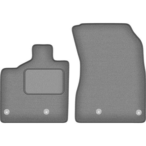Alfombrillas delanteras para Nissan X-trail IV T33 MHEV (2022-) color grafito.