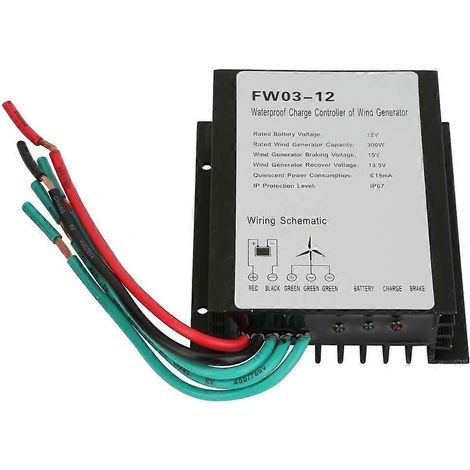 FW03-12 IP67 Wasserdichter 12V Windladeregler für Windgeneratoren
