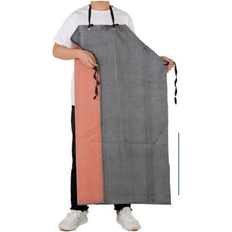Dicke und lange Gummischürze für Herren, wasserdicht, ölbeständig, für Schlachthöfe (1/4)