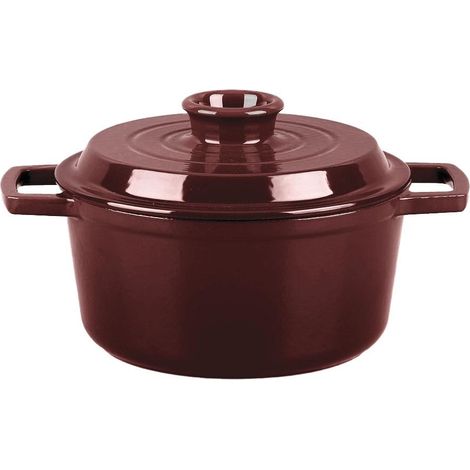 LAGUIOLE CUISSON - Cocotte en fonte ronde 20cm - "Masseiron Merlot" (1/5)
