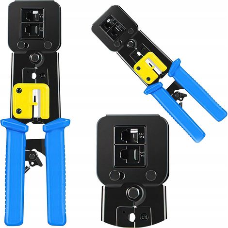 Pinza crimpatrice per connettori modulari RJ45 a 8 poli (1/5)