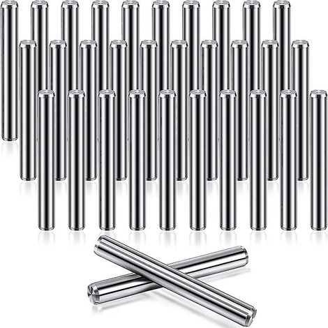 32 supports d'étagère de 5 mm x 40 mm, chevilles en acier inoxydable, supports métalliques pour livres (1/5)