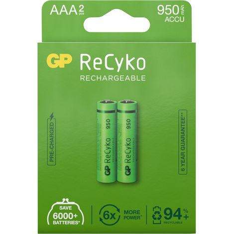 GP Batterie 100AAHCE-2WB2 Batteria ricaricabile AAA al nichel-metallo idruro (NiMH) (1/5)