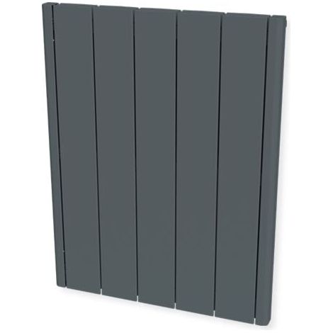 Carrera – Radiateur à inertie céramique anthracite 1000W – Chaleur douce et durable – Système breveté pour répartition homogène – Thermostat électronique