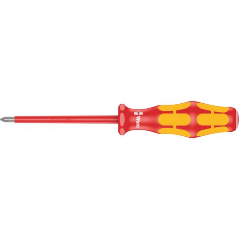 WERA VDE Kreuzschlitz-Schraubendreher Phillips PH 0x80mm (1/5)