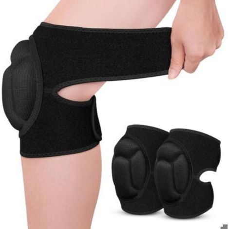 Genouillères de Protection, 1 Paire Genouillère Travail Avec 20MM Mousse Coussin, Genouillère Sport pour Jardinage Jogging Travaux- (1/5)
